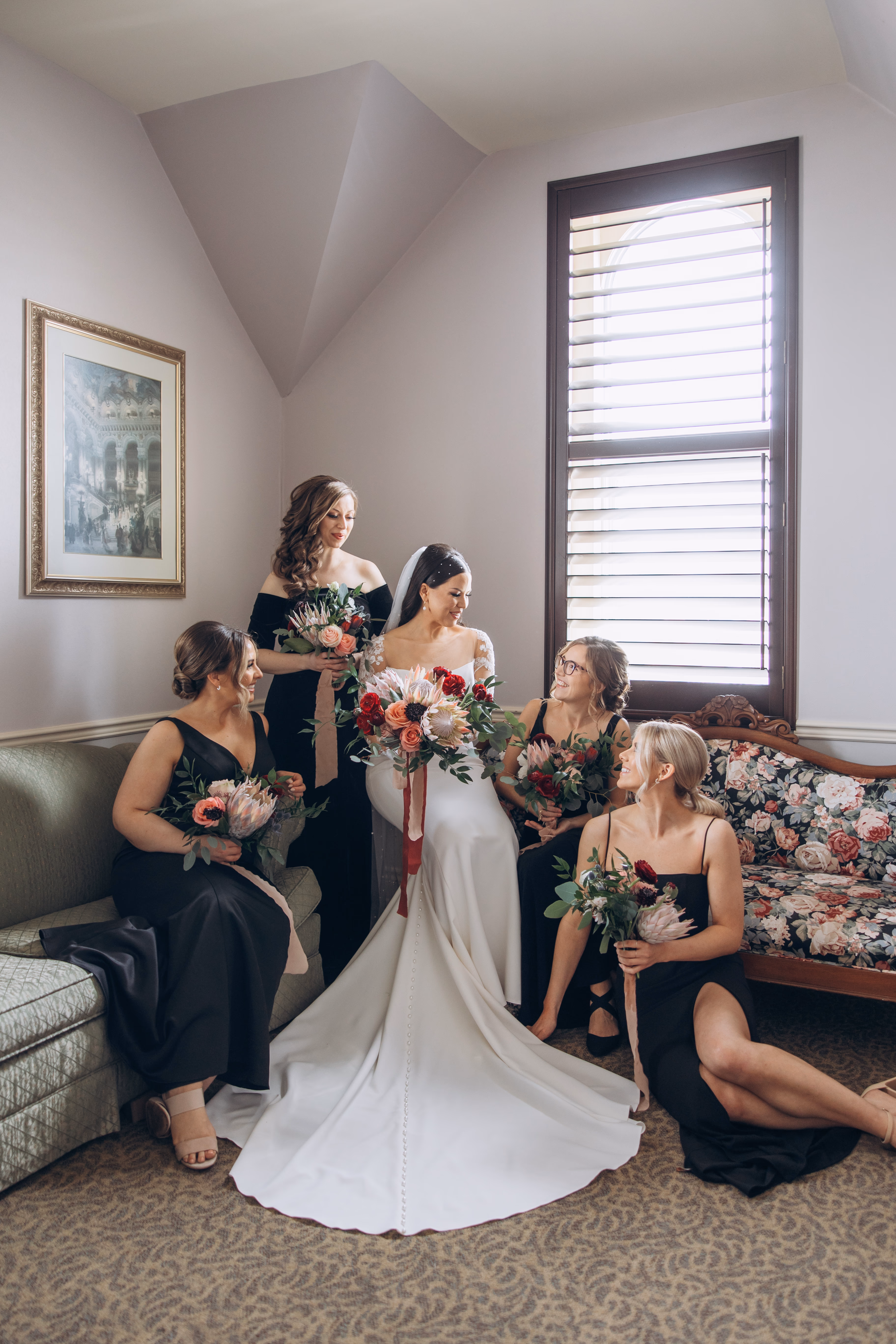 Astora Studio wedding photography portrait accompanying testimonial from J & B