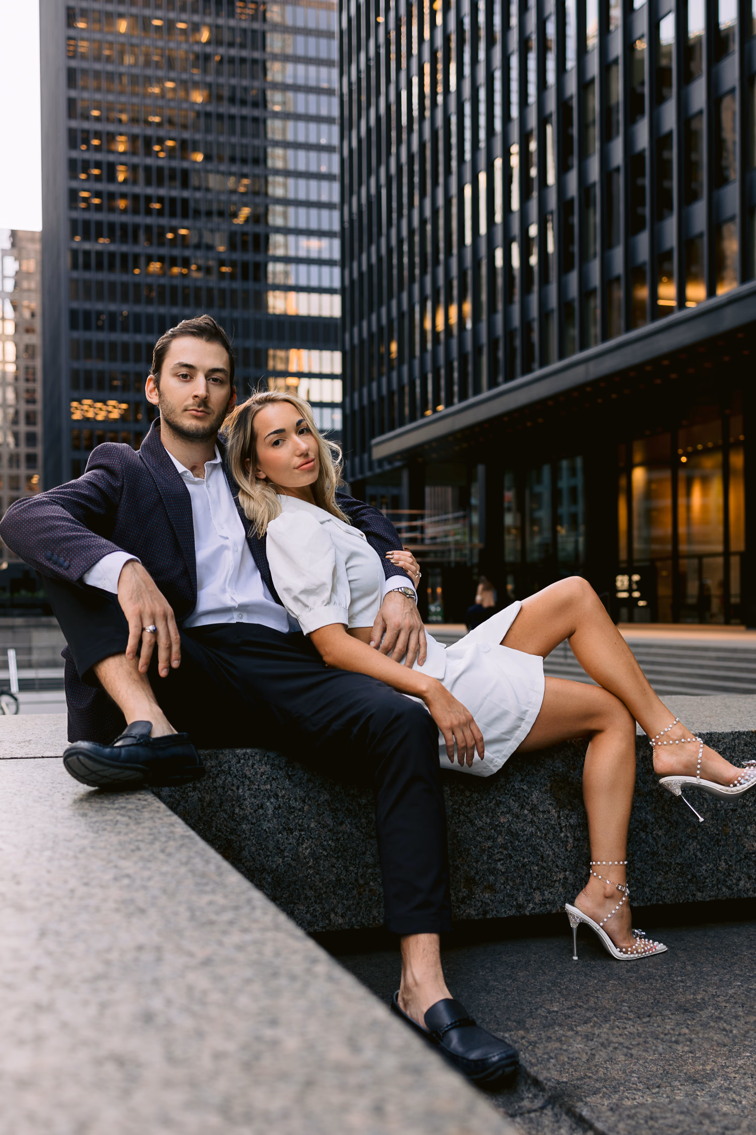Urban engagement photo in Toronto downtown