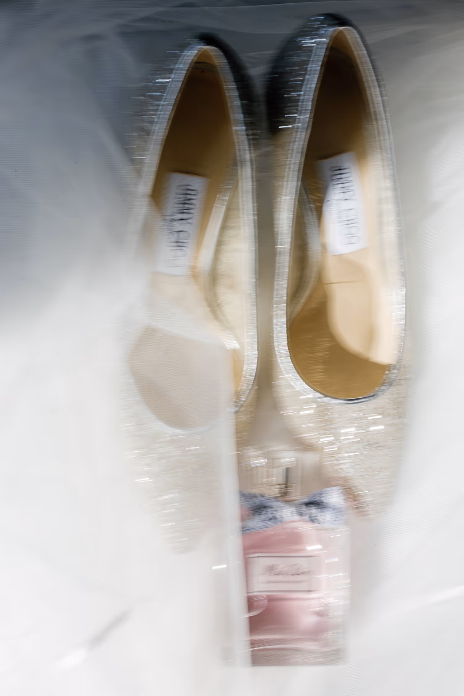 Modern photo of wedding shoes