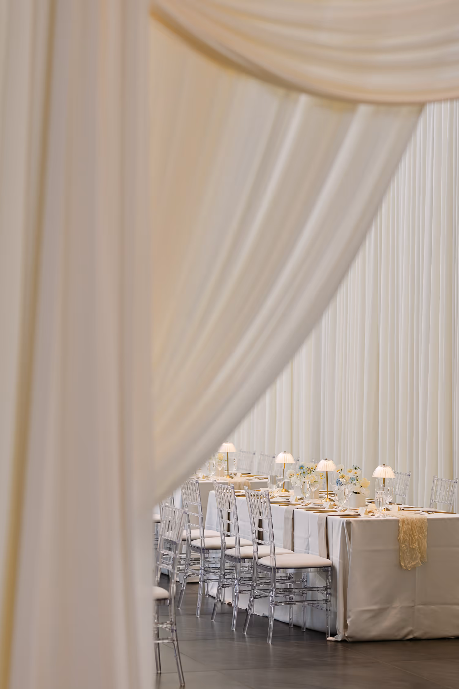 Reception photographed at Aga Khan