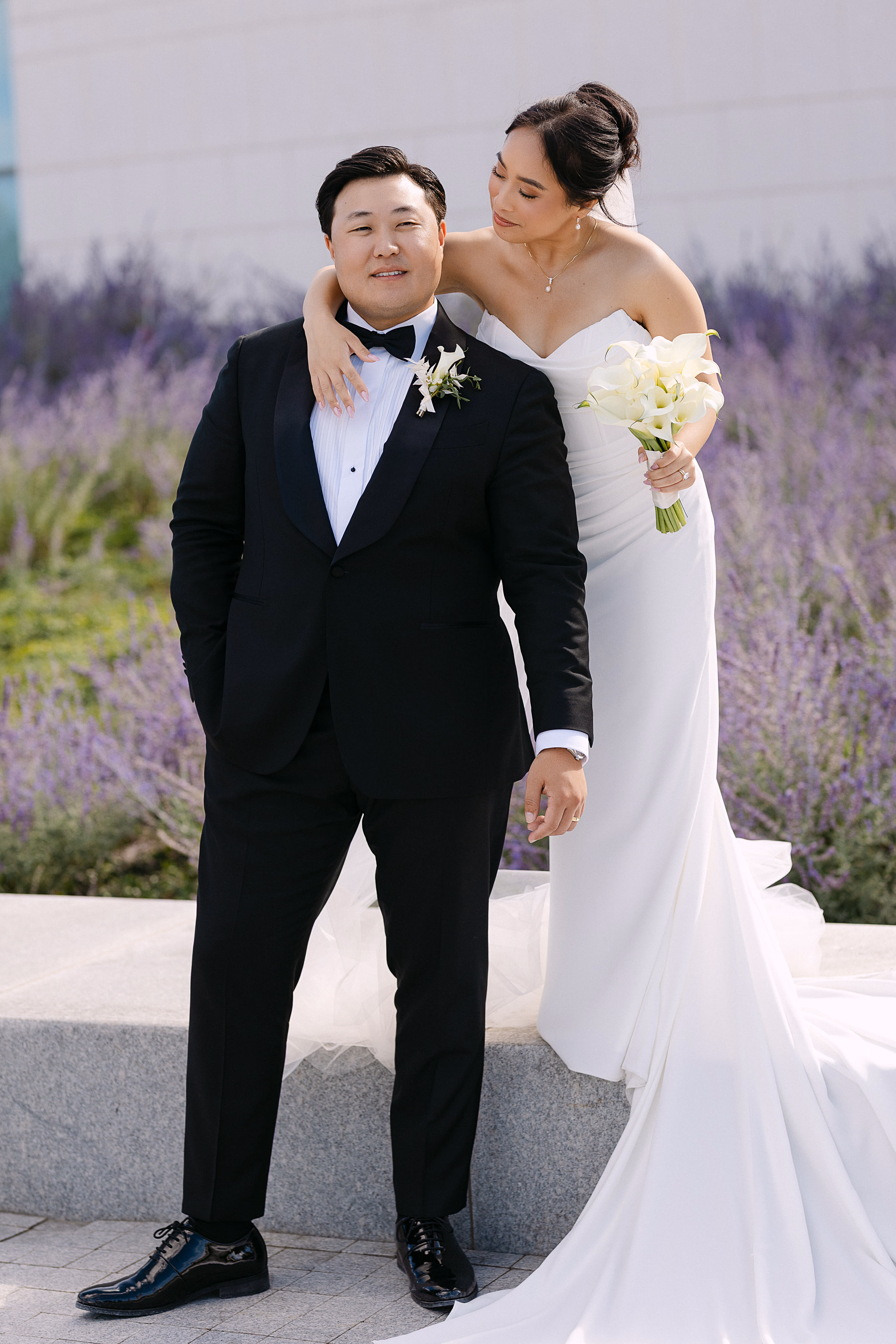 Aga Khan Museum bride and groom portrait