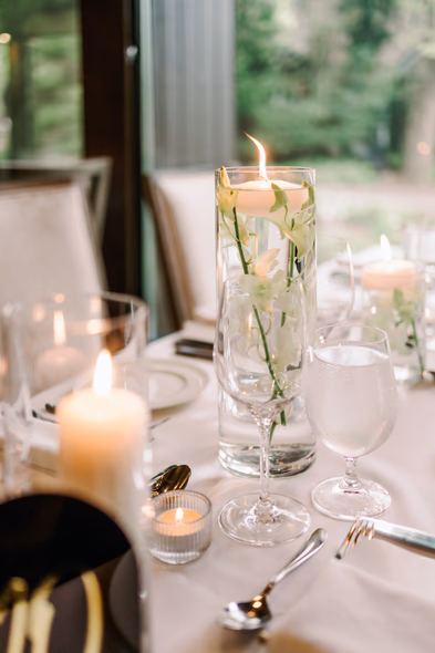 Ancaster Mill wedding table setting