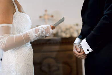 vows exchange photo at Doctors House wedding 