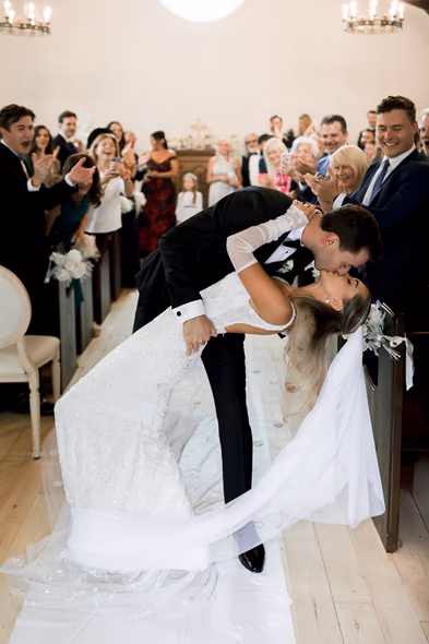 first kiss at Doctor’s House chapel