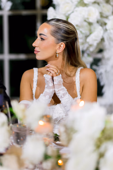 Elegant reception setup at The Doctor’s House wedding