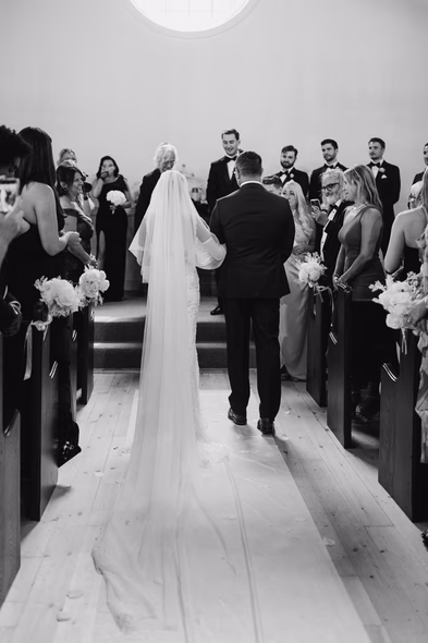 walking down the isle at Doctor’s House