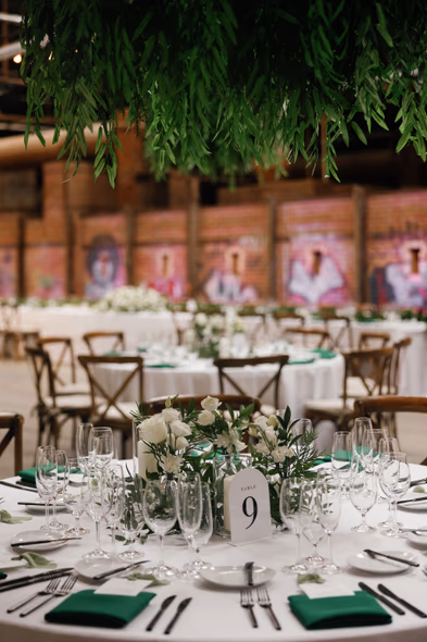 decor details before ceremony