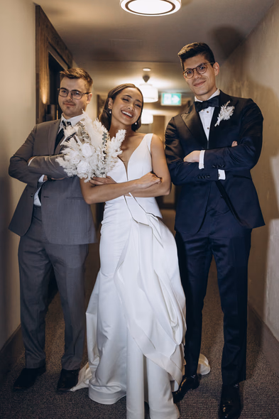 one hotel wedding photo