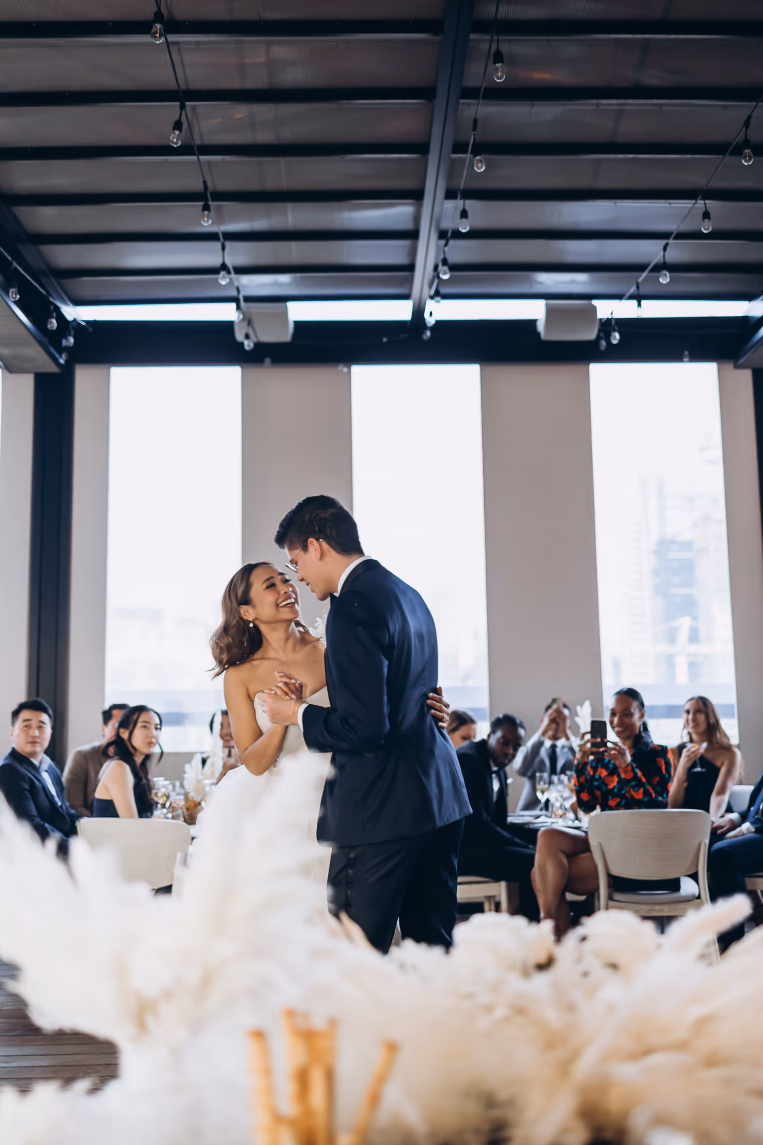 first dance at 1 hotel Harriets rooftop toronto