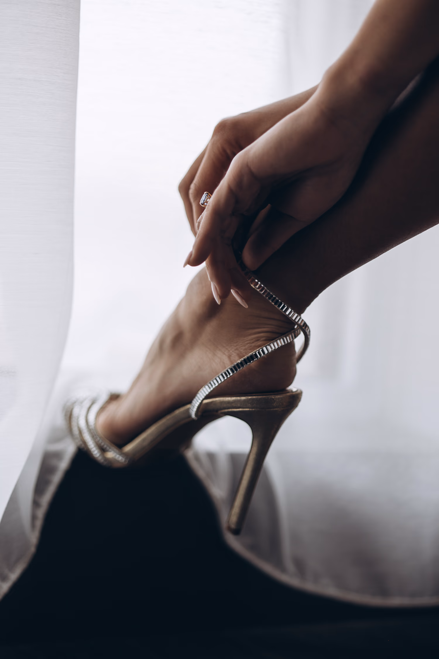 bride getting ready photo