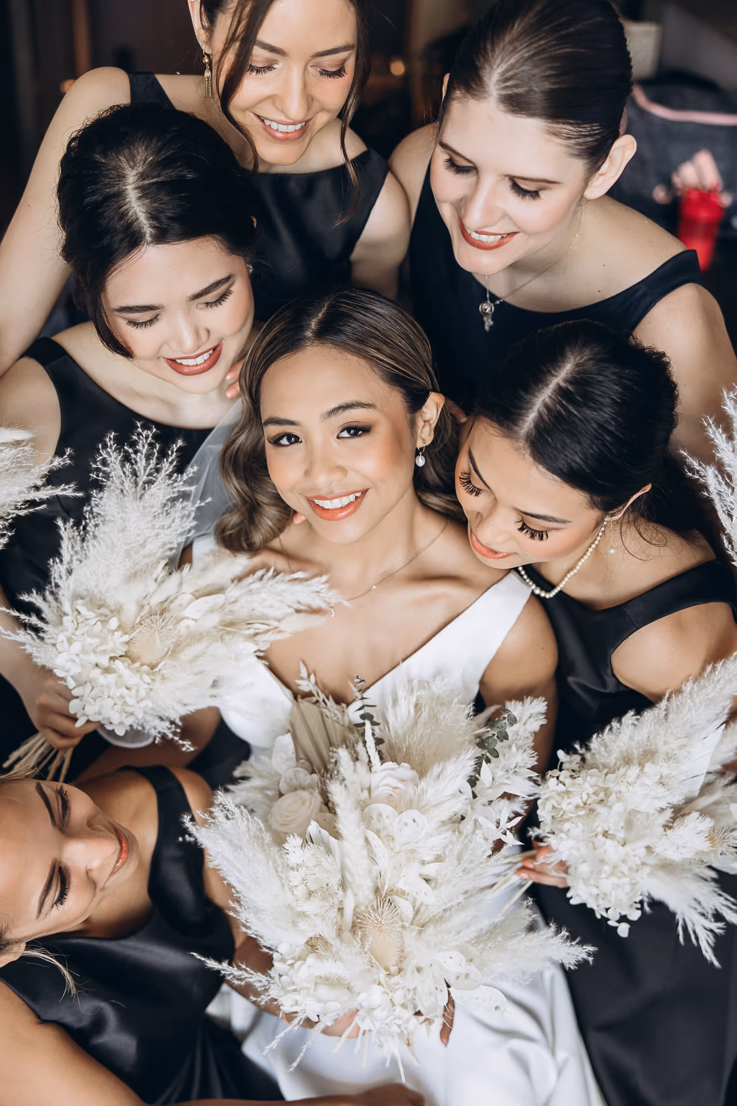 group photo for bridesmaids