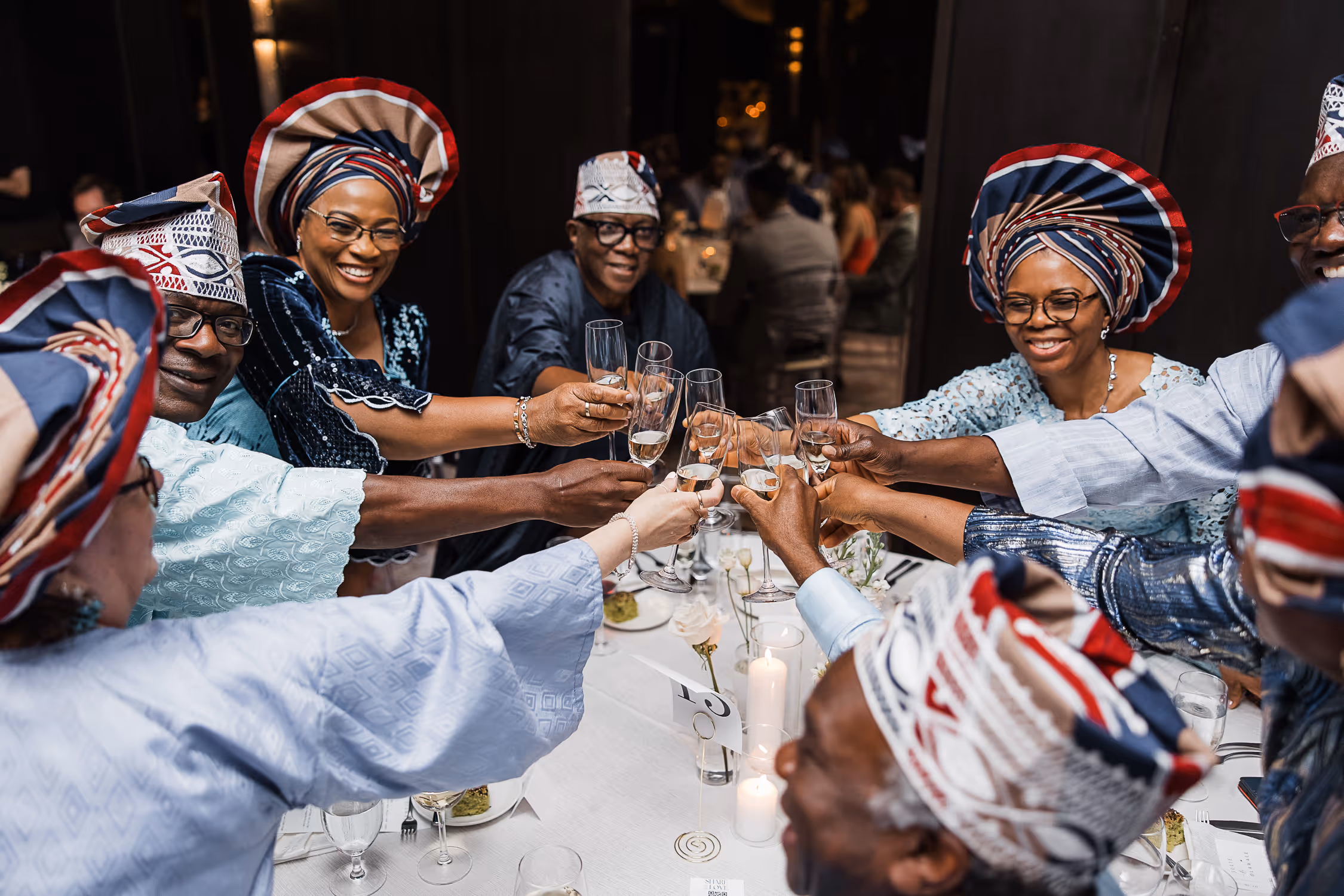 celebrating wedding at Hotel X 