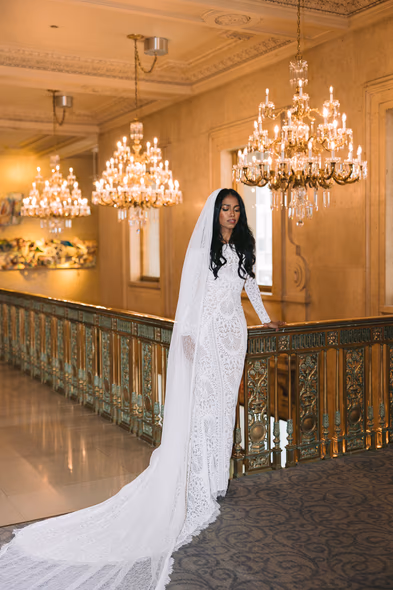 bride at One King West Hotel