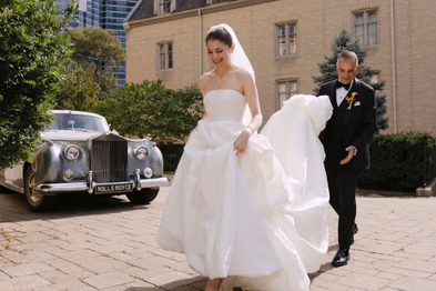 Classic wedding photography at St. Basil’s Catholic Parish