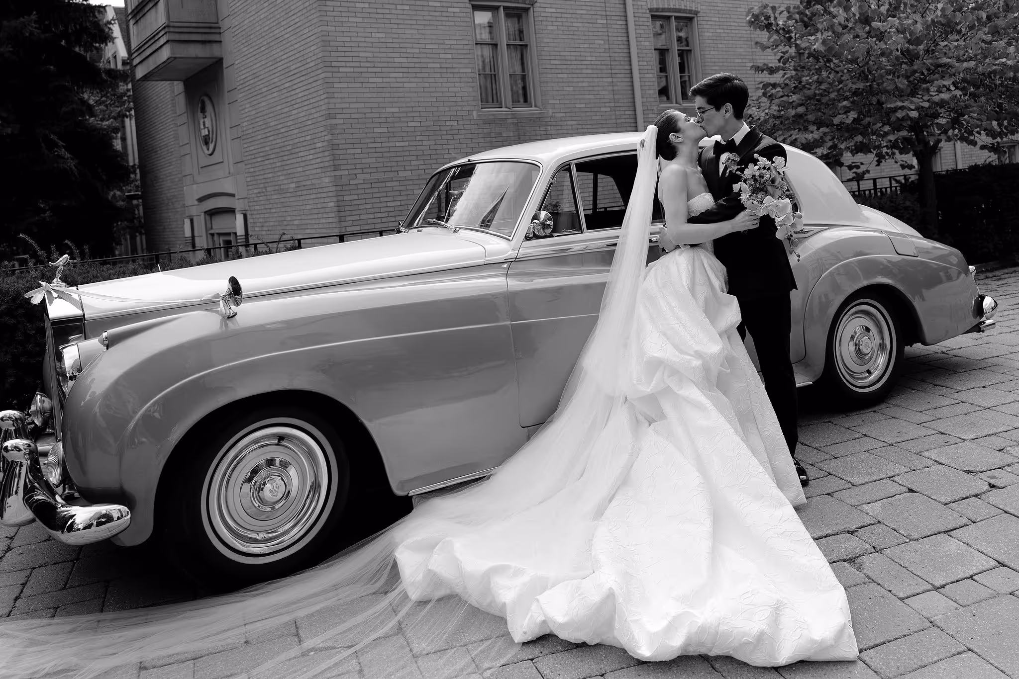 wedding photo at St. Basil’s Catholic Parish in Toronto