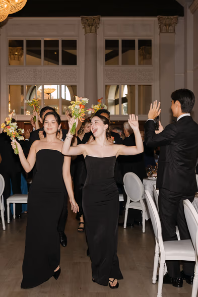 Classic Liberty Grand wedding reception