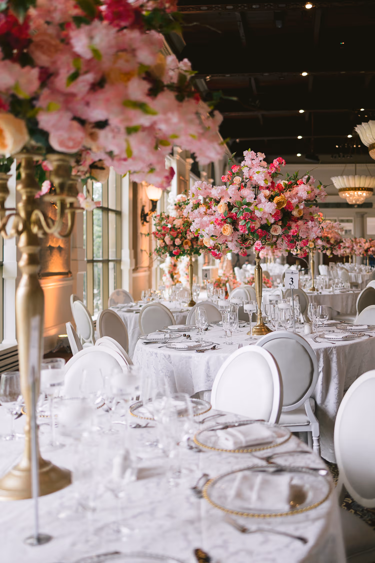 wedding decor at Liberty Grand in Toronto
