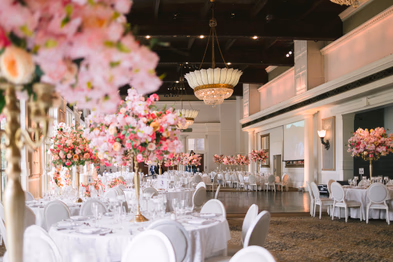 Traditional Indian wedding reception