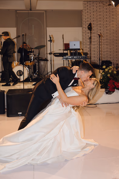 Romantic couple moment captured at Lido House Newport Beach wedding