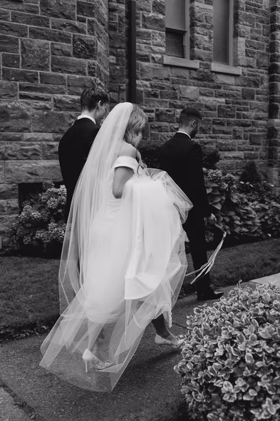 Bride and groom One King West Wedding Photos