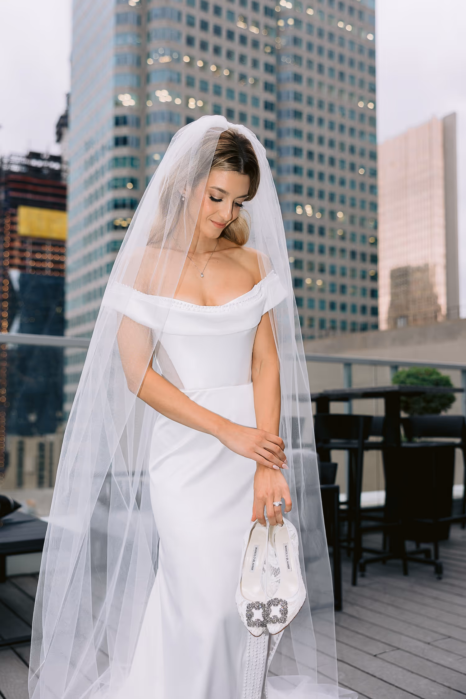 Getting ready at One King West Hotel