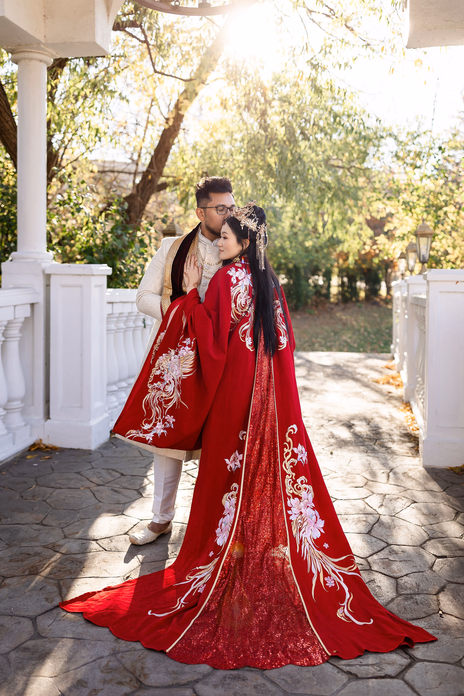 Traditional Paradise Banquet Hall wedding photo