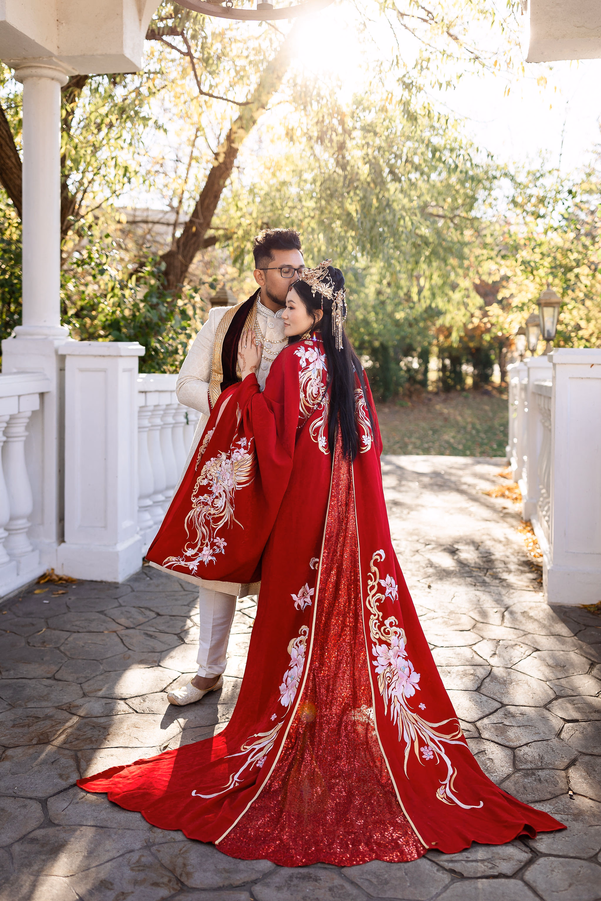 Traditional Paradise Banquet Hall wedding photo