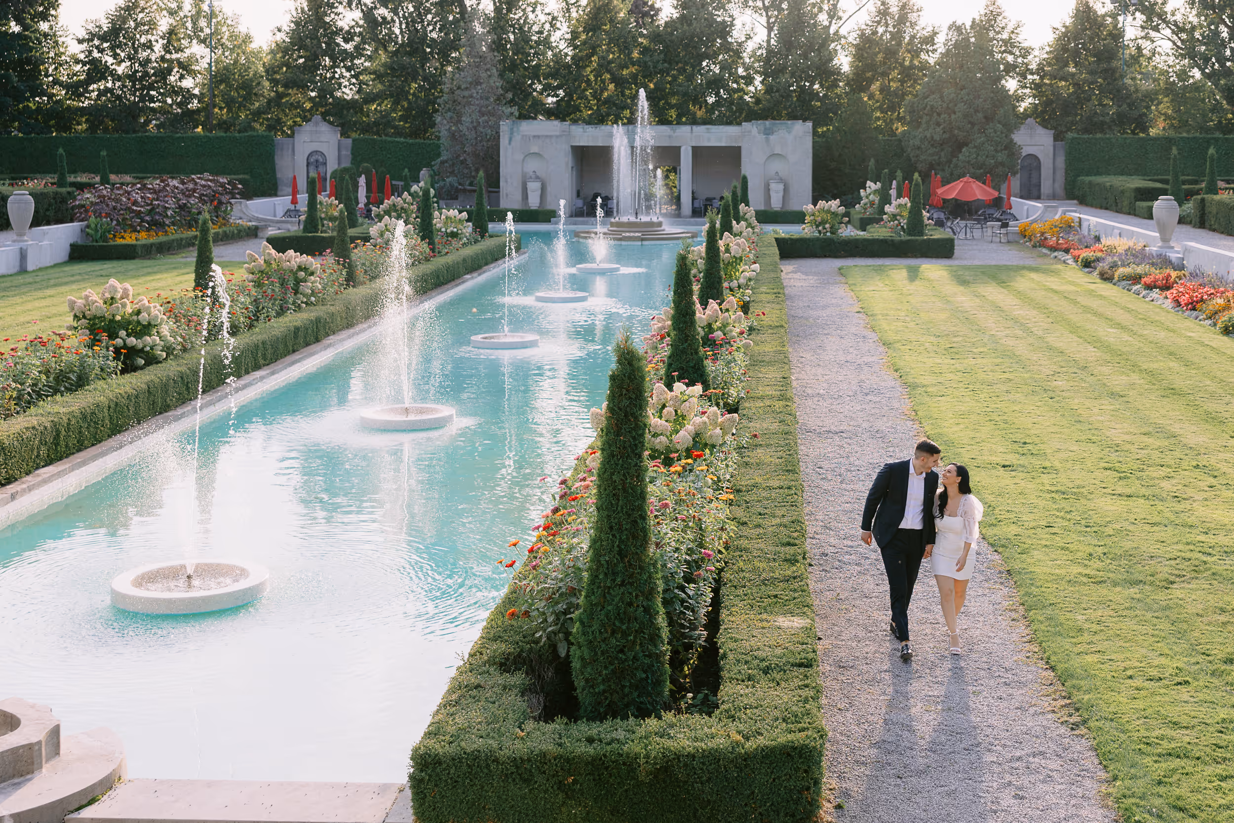 engagement photo at Parkwood Estate