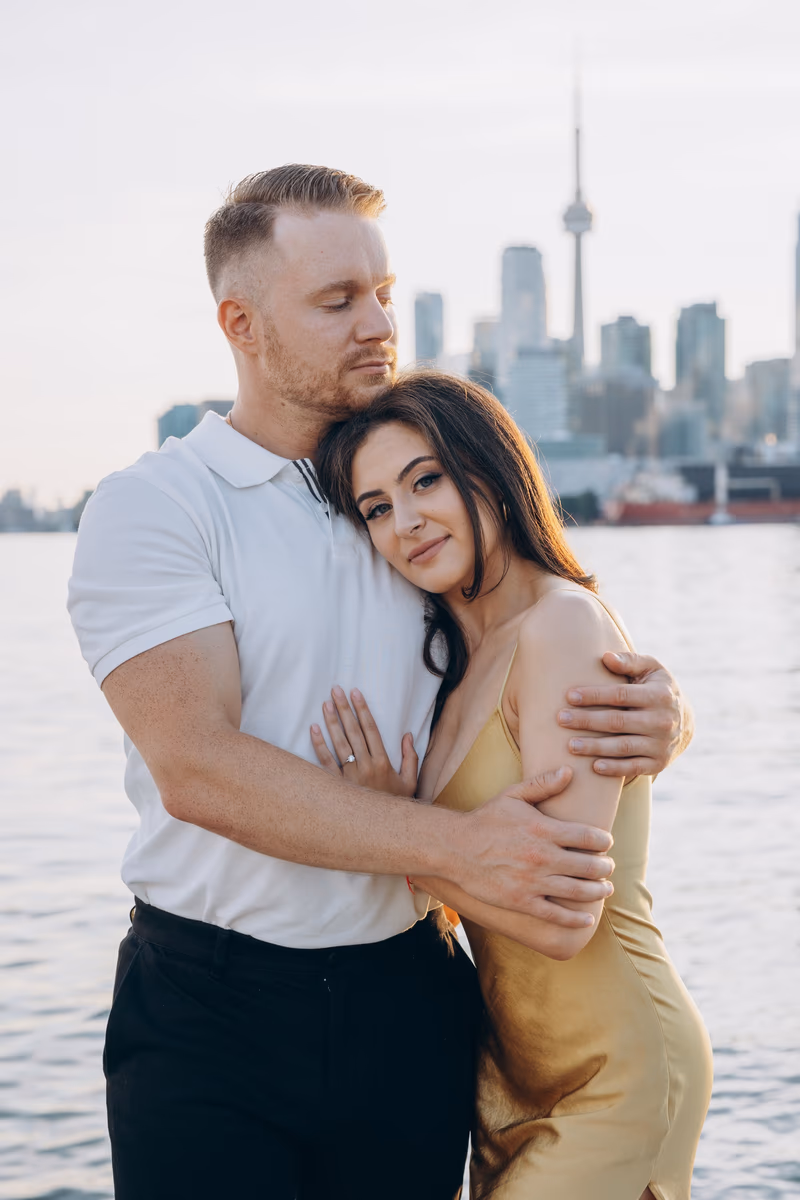 Polson pier engagement Toronto