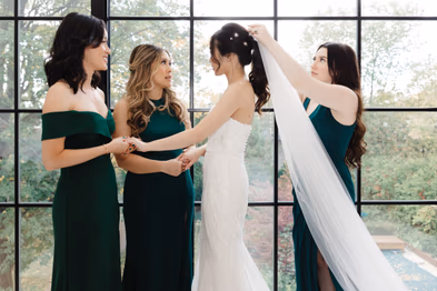 bride getting ready