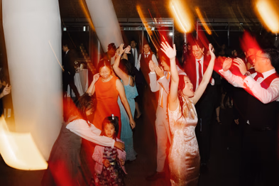 ricardas atrium reception dance party photo