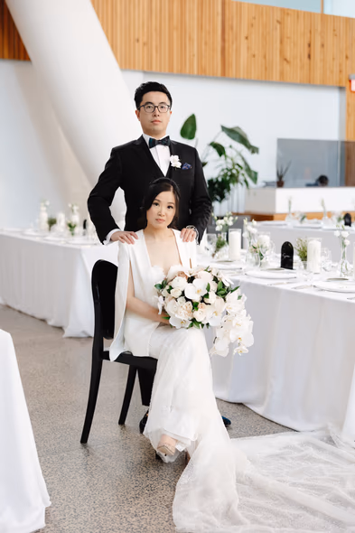 ricardas wedding couple reception portrait