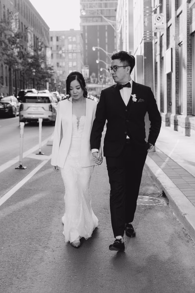 ricarda toronto wedding couple walking