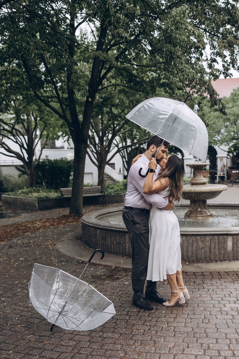 Sunnyside Pavilion Engagement Photography