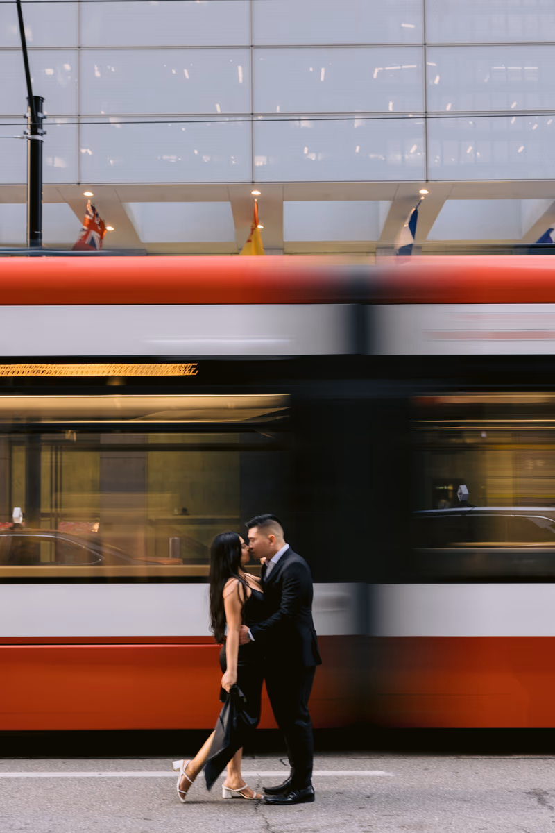Temperance Street Engagement Photo