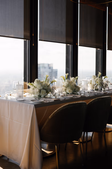 wedding day at Canoe Restaurant