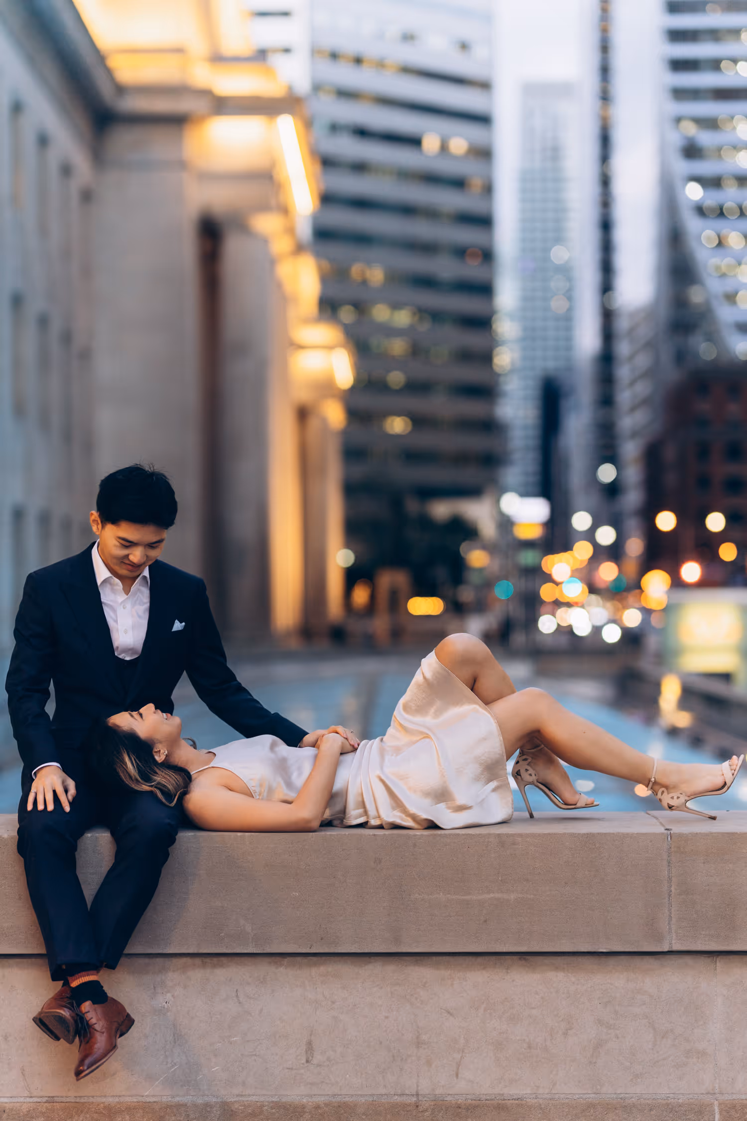 Union Station Engagement Photo