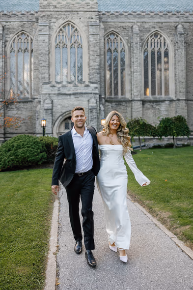 Pre-wedding photoshoot at University of Toronto