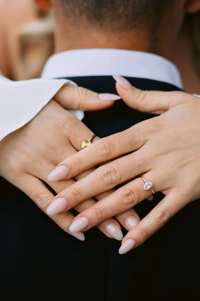 Candid engagement photography at University of Toronto