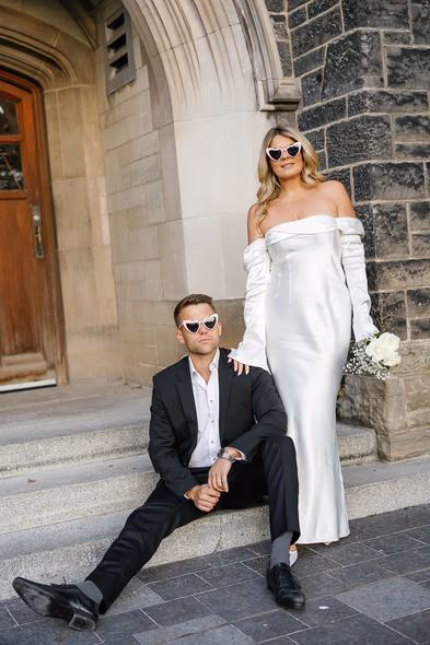 Romantic UofT engagement photoshoot